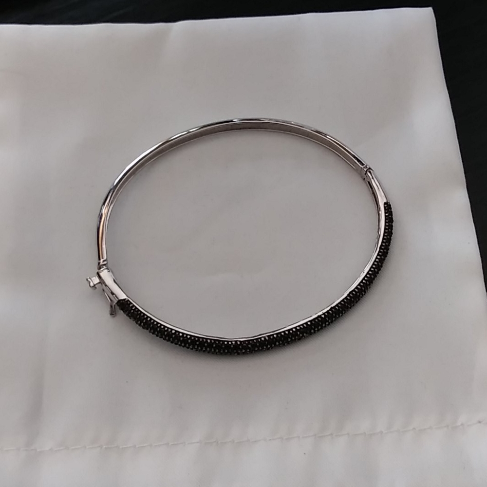 Marcasite diamond cut bracelet